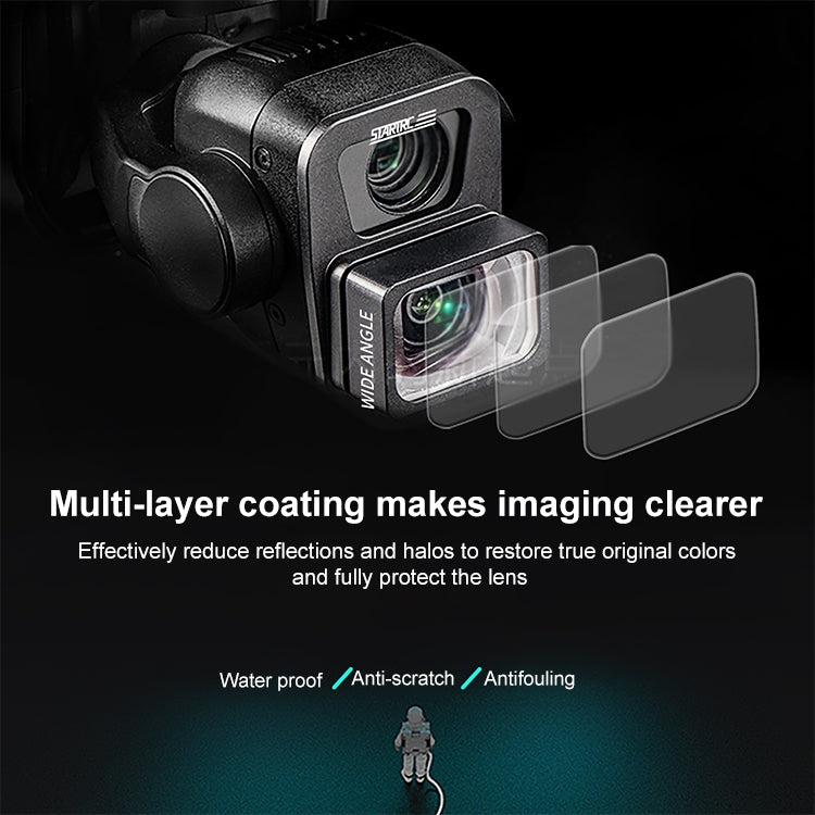 For DJI Air 3 STARTRC Drone Wide-Angle Lens Filter, For DJI Air 3 For DJI Air 3 STARTRC Drone Wide-Angle Lens Filter, For DJI Air 3